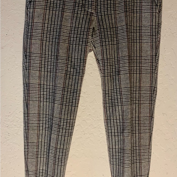 J. Crew Skimmer Vintage Plaid Pants City Fit Wool Blend Size 0 - Picture 4 of 9